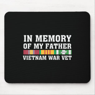 Ter nagedachtenis aan mijn vader Vietnam Veteran F Muismat