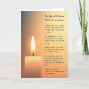 Ter nagedachtenis aan Moederdag Kaart