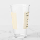 Ter nagedachtenis aan naam rouw geschenk glas (Rechts)