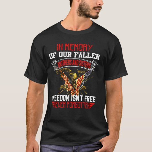 ter nagedachtenis aan onze gestorven zusters Freed T-shirt (Voorkant)