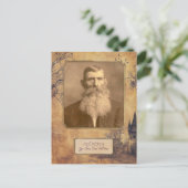 Ter nagedachtenis aan opa oma ouderwets briefkaart (Staand voorkant)