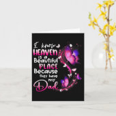 Ter nagedachtenis aan papa engel weet dat de hemel kaart (Gele Bloem)