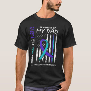 Ter nagedachtenis aan papa: Zelfmoordbewustzijnspr T-shirt