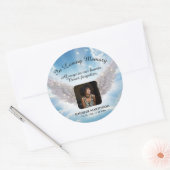 Ter nagedachtenis aan  ronde sticker (Envelop)