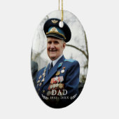Ter nagedachtenis | Citaat Geschenk   Keramisch Ornament (Rechts)