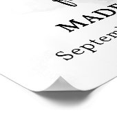 Ter nagedachtenis Foto Collage Herdenking Funeral Poster (Hoek)