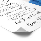 Ter nagedachtenis Foto Hemel Huwelijksherdenking Poster (Hoek)