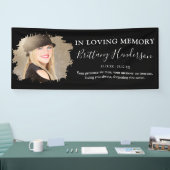 Ter nagedachtenis | Fotobanner voor herdenking Spandoek (Beurs)