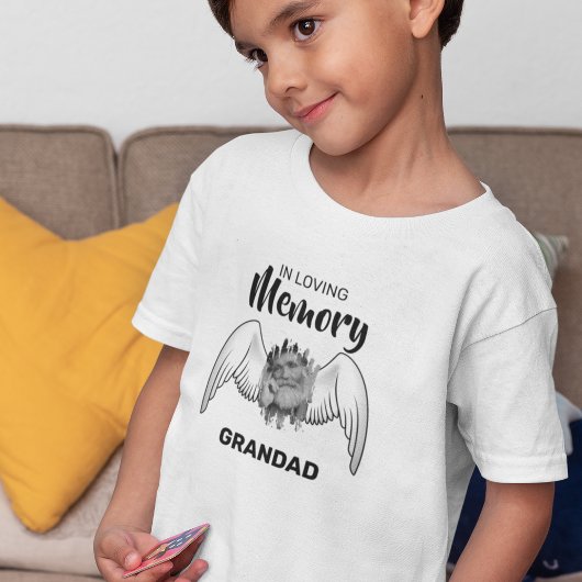 Ter nagedachtenis | Fotobord | Opa Kinder Shirts