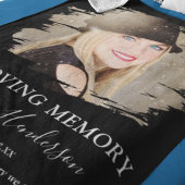 Ter nagedachtenis | Fotogedenkteken Fleece Deken