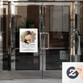 Ter nagedachtenis | Fotohulde Raamsticker (Kantoordeur)