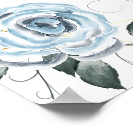 Ter nagedachtenis Herdenking Huwelijksceremonie Bo Poster (Hoek)