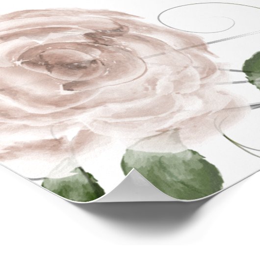 Ter nagedachtenis Herdenkings Huwelijksceremonie B Poster (Hoek)