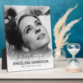 Ter nagedachtenis | Herdenkingsfoto Fotoplaat