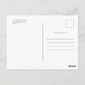 Ter nagedachtenis Herdenkingsmoderne Eenvoudige 3  Briefkaart (Achterkant)