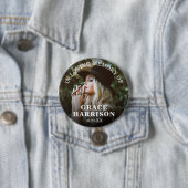 Ter nagedachtenis | Herinneringsfoto Ronde Button 7,6 Cm (In situ)