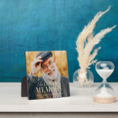 Ter nagedachtenis Modern Elegant Foto Herdenking Fotoplaat (Insitu)