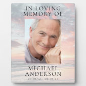 Ter nagedachtenis Sunset Memorial  Fotoplaat (Voorkant)