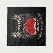 Ter nagedachtenis Uw vleugels waren klaar Wandkleed (Voorkant (horizontaal))