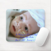 ter nagedachtenis van Baby Landon Mousepad Muismat (Met muis)