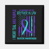 ter nagedachtenis van broer in de wet zelfmoordbew magneet (Voorkant)