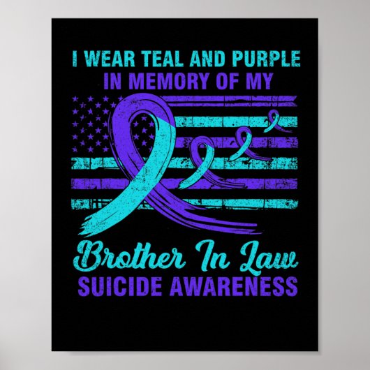 ter nagedachtenis van broer in de wet zelfmoordbew poster (Voorkant)