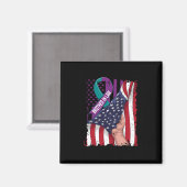 ter nagedachtenis van broer in Law Suicide Awarene Magneet (Voorkant / Achterkant)