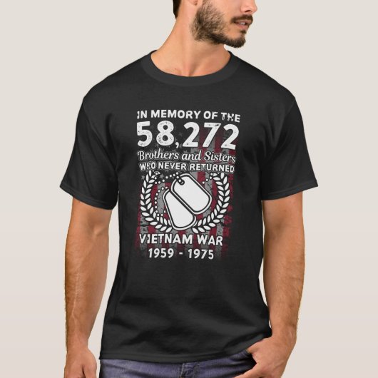 ter nagedachtenis van de 58272 broer en zuster die t-shirt (Voorkant)