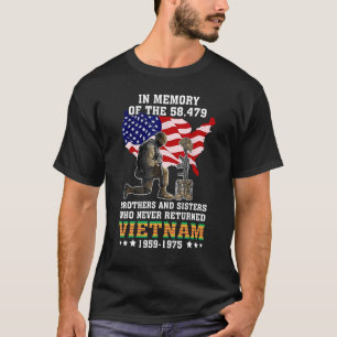 Ter nagedachtenis van de 58479 Vietnam veteraan st T-shirt