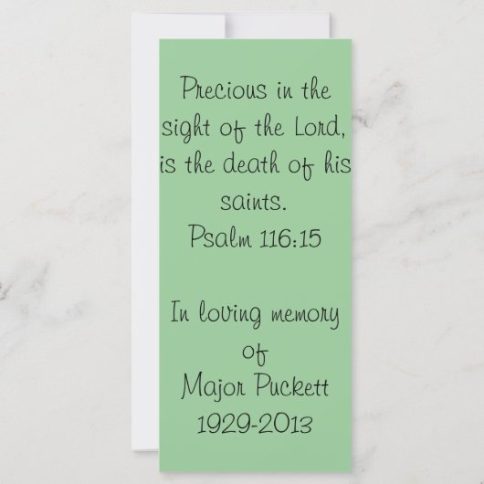 Ter nagedachtenis van de Bladwijzer van de Kaarten (Achterkant)