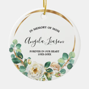 Ter nagedachtenis van de kerstkeramische sieraad v keramisch ornament