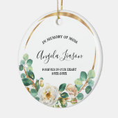 Ter nagedachtenis van de kerstkeramische sieraad v keramisch ornament (Links)