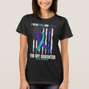 ter nagedachtenis van dochters zelfmoordbewustzijn t-shirt