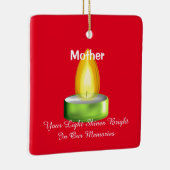 ter nagedachtenis van een geliefde keramisch ornament (Rechts)