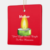 ter nagedachtenis van een geliefde keramisch ornament (Links)