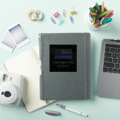 TER NAGEDACHTENIS VAN GEVALLEN OFFICIER DUNNE BLAU STICKER (iPad Cover)