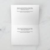 Ter nagedachtenis van herdenkingsdienst bulletin kaart (Binnen)