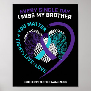 Ter nagedachtenis van mijn broer Miss Mijn Zelfmoo Poster