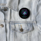 Ter nagedachtenis van mijn liefdevolle oom zelfmoo ronde button 5,7 cm (In situ)