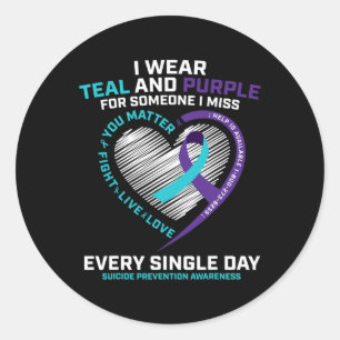 Ter nagedachtenis van Miss Son Mam Pap. Preventie  Ronde Sticker
