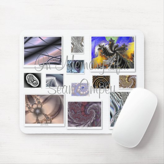 ter nagedachtenis van mousepad muismat (Met muis)