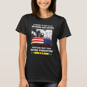 ter nagedachtenis van onze gestorven broers en zus t-shirt