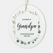 ter nagedachtenis van opa Greenery Ornament (Links)