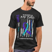Ter nagedachtenis van papa's zelfmoordpreventie t-shirt (Voorkant)