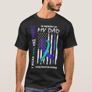 Ter nagedachtenis van papa's zelfmoordpreventie t-shirt