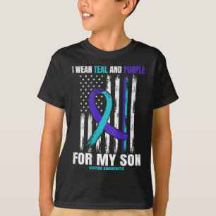 Ter nagedachtenis van Son Suicide Awareness Vlag T T-shirt