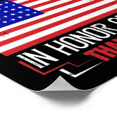 Ter nagedachtenis van velen ter ere van allen hart poster (Hoek)