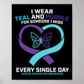 Ter nagedachtenis vlindervader zelfmoordpreventie  poster (Voorkant)