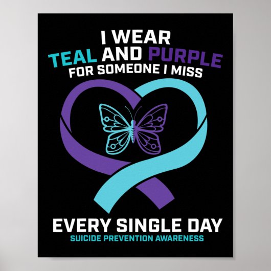 Ter nagedachtenis vlindervader zelfmoordpreventie poster (Voorkant)