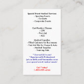 ter plaatse, Chuck Hirsch, Vice President, PO Box  Visitekaartje (Achterkant)